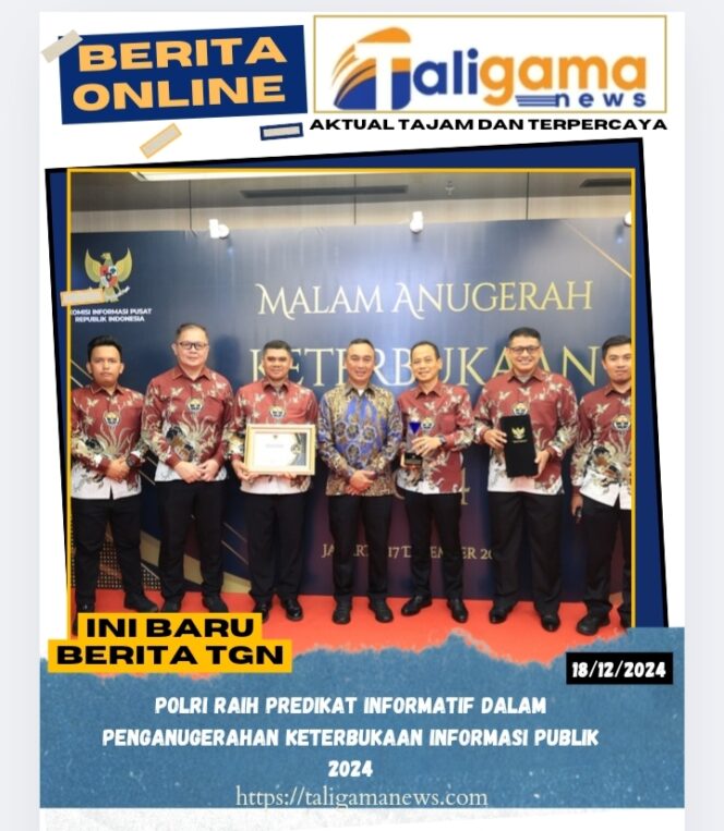 
					Polri Raih Predikat Informatif Dalam Penganugerahan Keterbukaan Informasi Publik 2024
