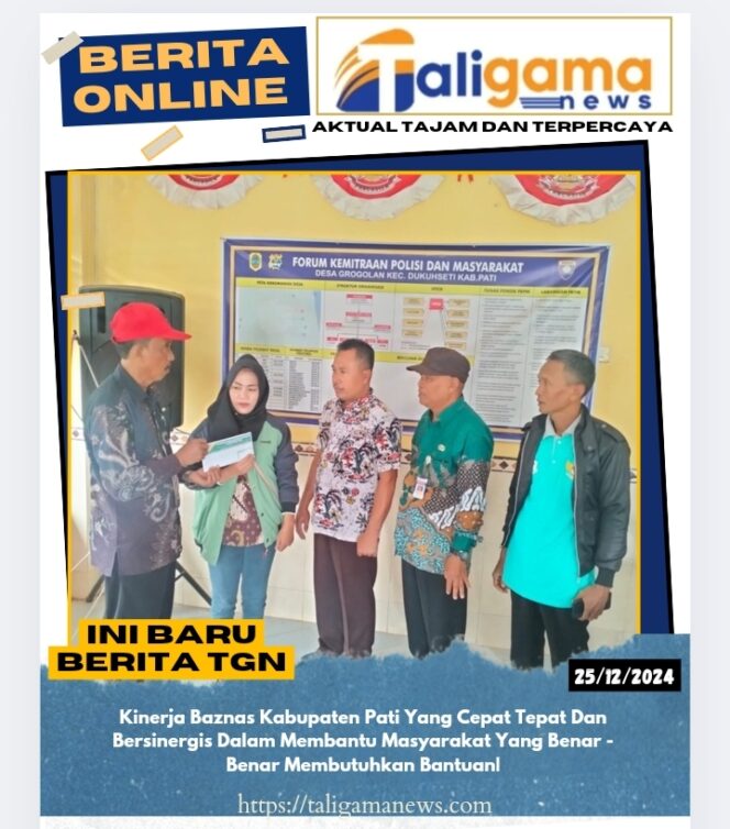 
					Kinerja Baznas Kabupaten Pati Yang Cepat Tepat Dan Bersinergis Dalam Membantu Masyarakat Yang Benar – Benar Membutuhkan Bantuan