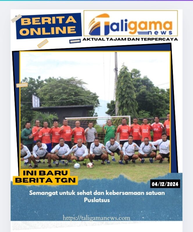 
					Semangat Untuk Sehat dan Kebersamaan Satuan Puslatsus