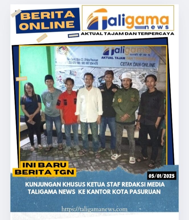 
					Kantor Taligama news Pasuruan Dapat Kunjungan Khusus dari Ketua Staf Redaksi Taligama news 