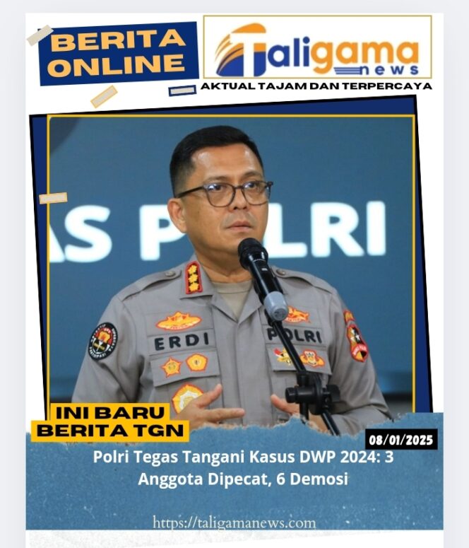 
					Polri Tegas Tangani Kasus DWP 2024: 3 Anggota Dipecat, 6 Demosi