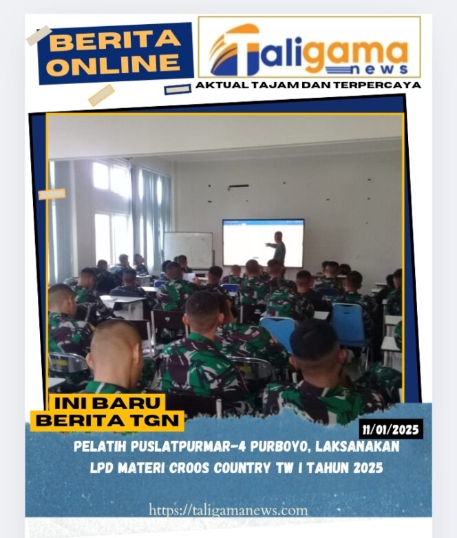 
					Pelatih Puslatpurmar-4 Purboyo, Laksanakan LPD Materi Croos Country TW I Tahun 2025