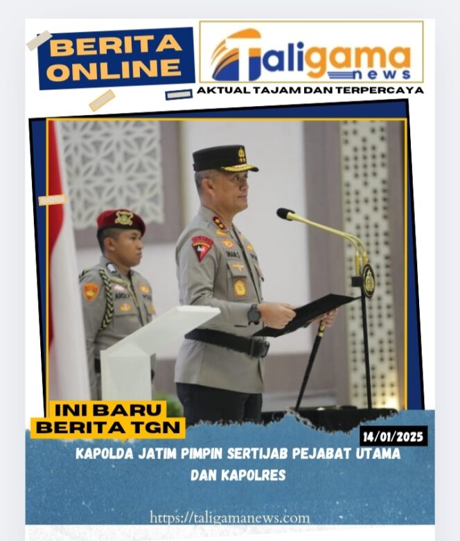 
					Kapolda Jatim Pimpin Sertijab Pejabat Utama dan Kapolres