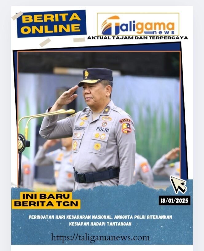 
					Peringatan Hari Kesadaran Nasional, Anggota Polri Ditekankan Kesiapan Hadapi Tantangan