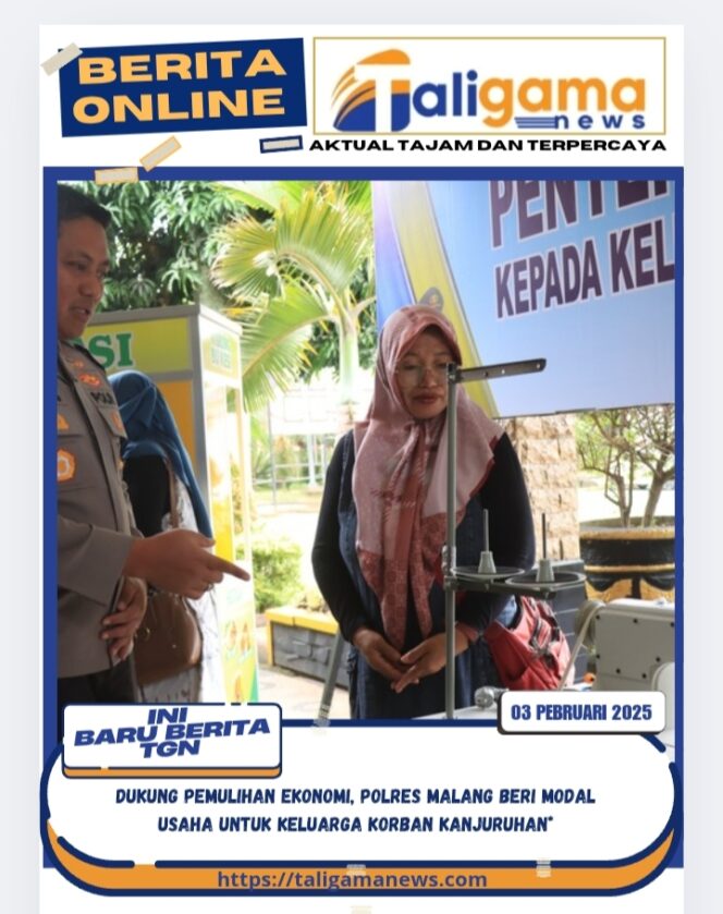 
					Dukung Pemulihan Ekonomi, Polres Malang Beri Modal Usaha Untuk Keluarga Korban Kanjuruhan
