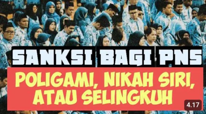 
					LARANGAN PERNIKAHAN SIRI TANPA IZIN BAGI ASN sayang bukan