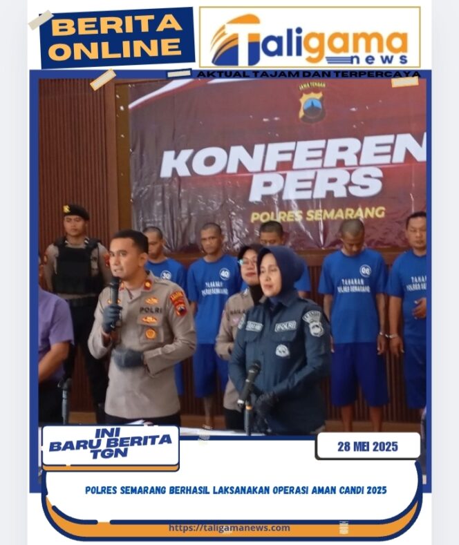 
					Polres Semarang Berhasil laksanakan Operasi Aman Candi 2025