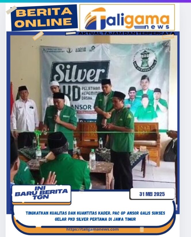 
					Tingkatkan Kualitas dan Kuantitas Kader, PAC GP Ansor Galis Sukses Gelar PKD SILVER Pertama di Jawa Timur