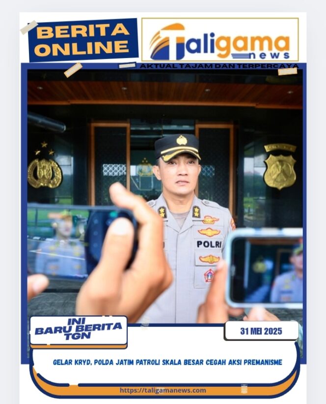 
					Gelar KRYD, Polda Jatim Patroli Skala Besar Cegah Aksi Premanisme