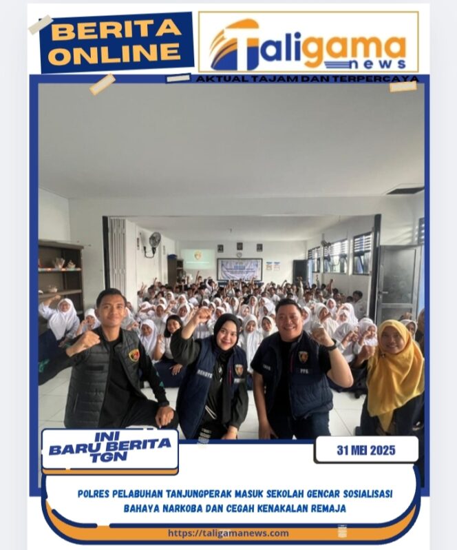 
					Polres Pelabuhan Tanjungperak Masuk Sekolah Gencar Sosialisasi Bahaya Narkoba dan Cegah Kenakalan Remaja