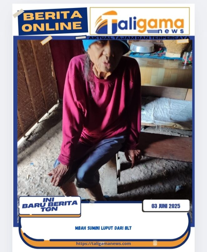 
					Mbah Sumini luput Dari BLT