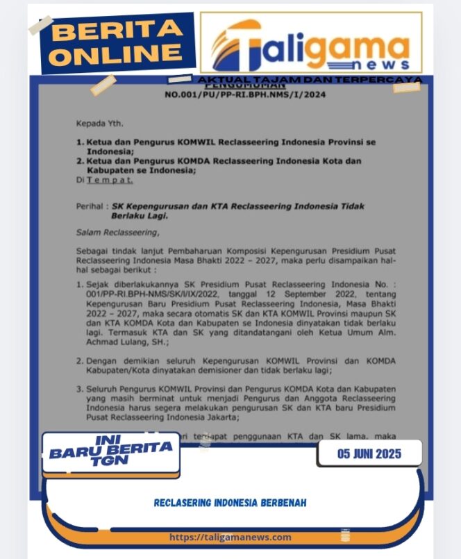 
					RECLASERING INDONESIA BERBENAH