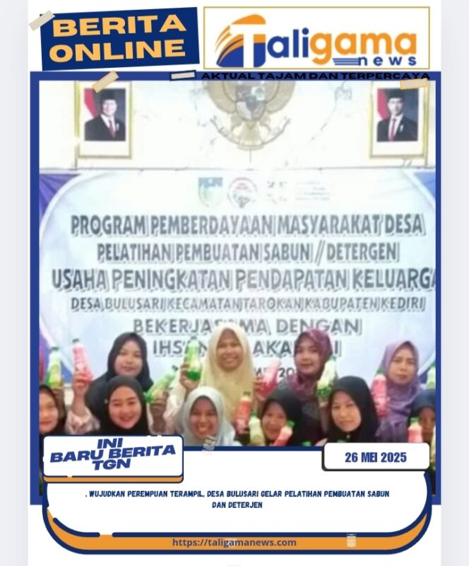 
					Wujudkan Perempuan Terampil, Desa Bulusari Gelar Pelatihan Pembuatan Sabun Dan Deterjen