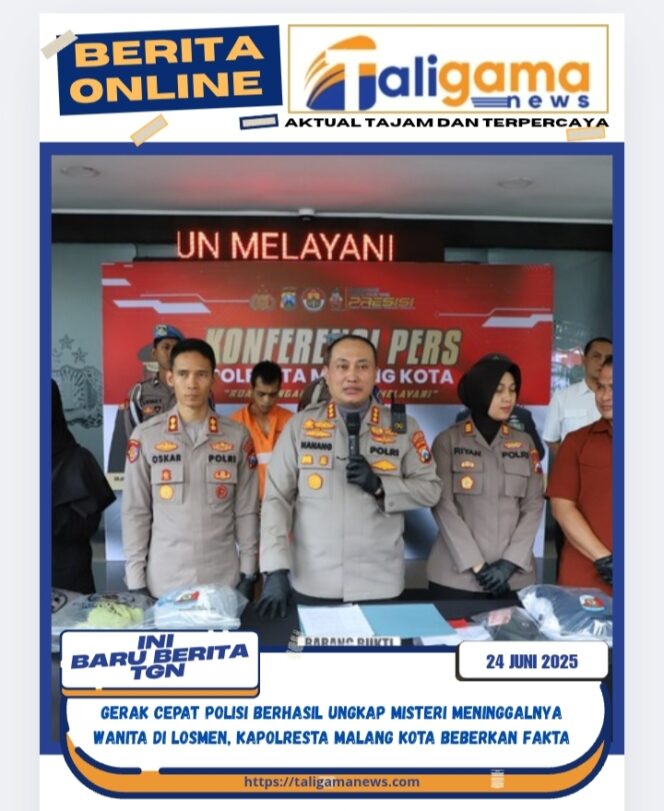 
					Gerak Cepat Polisi Berhasil Ungkap Misteri Meninggalnya Wanita di Losmen, Kapolresta Malang Kota Beberkan Fakta
