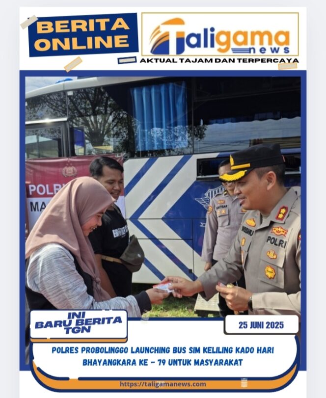 
					Polres Probolinggo Launching Bus SIM Keliling Kado Hari Bhayangkara ke – 79 Untuk Masyarakat
