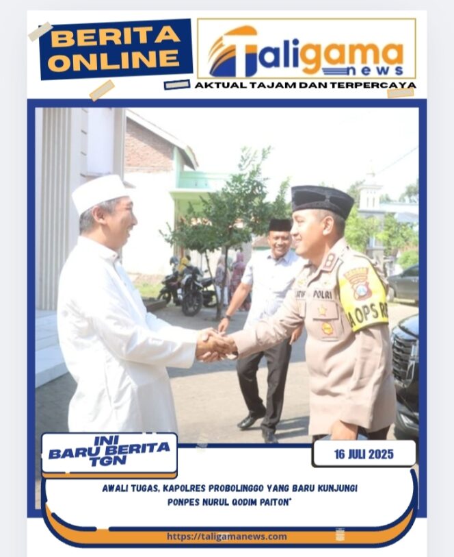 
					Awali Tugas, Kapolres Probolinggo yang Baru Kunjungi Ponpes Nurul Qodim Paiton