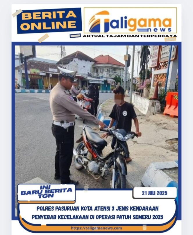 
					Polres Pasuruan Kota Atensi 3 Jenis Kendaraan Penyebab Kecelakaan di Operasi Patuh Semeru 2025