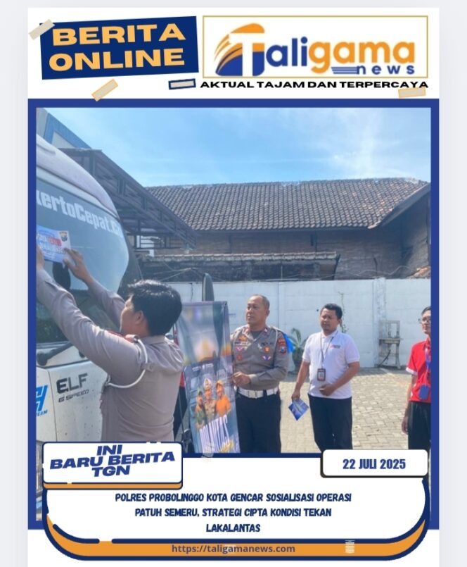 
					Polres Probolinggo Kota Gencar Sosialisasi Operasi Patuh Semeru, Strategi Cipta Kondisi Tekan Lakalantas